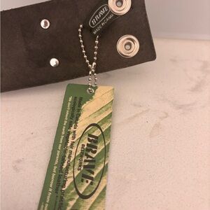 Brave Leather Belt in Black